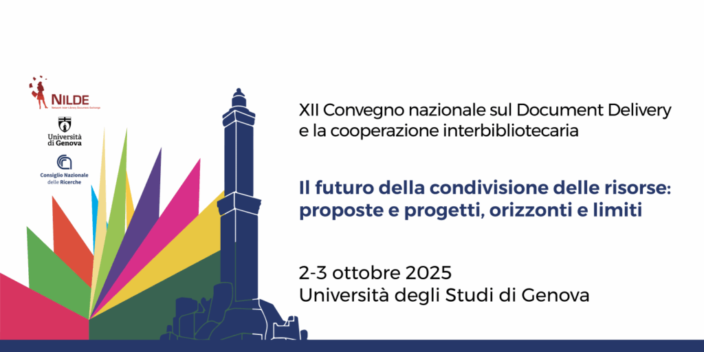 XII convegno NILDE – Genova